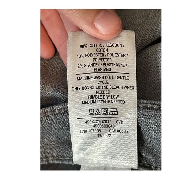 Hudson Jeans Nicole mid rise bootcut crop gray size 31 - Picture 8 of 8